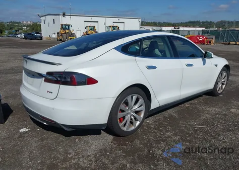 2014 Tesla Model S P85 из США, поврежденный, VIN 5YJSA1H18EFP39747